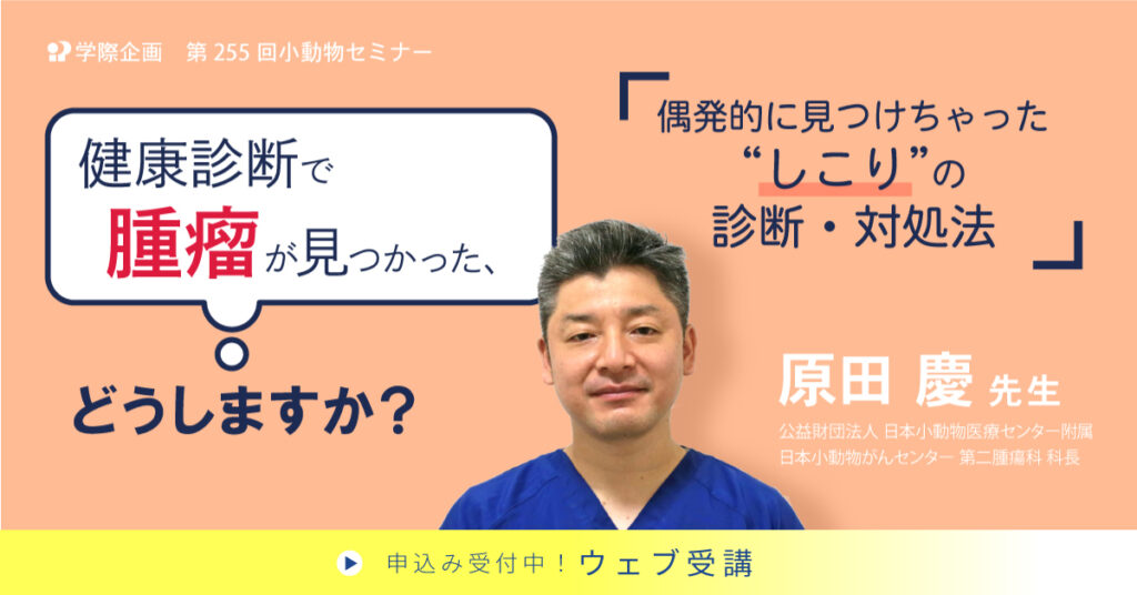 健康診断で腫瘤が見つかった、どうしますか？