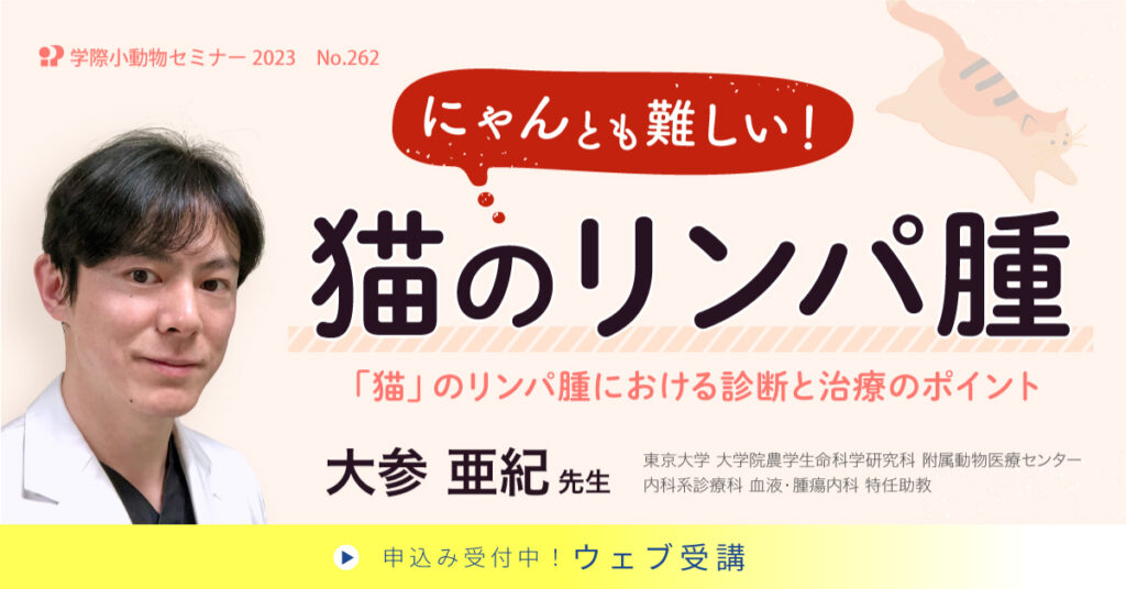 にゃんとも難しい！猫のリンパ腫